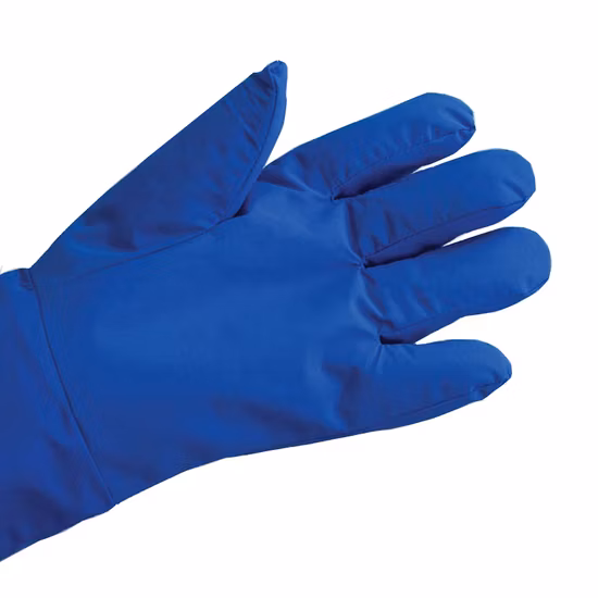Blue Liquid Nitrogen Handling Cryogenic Hand Gloves